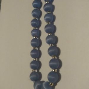 Vintage Silk and gold necklace